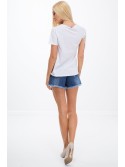 Jeansshorts mit Perlen 21577 – Online-Shop – Boutique